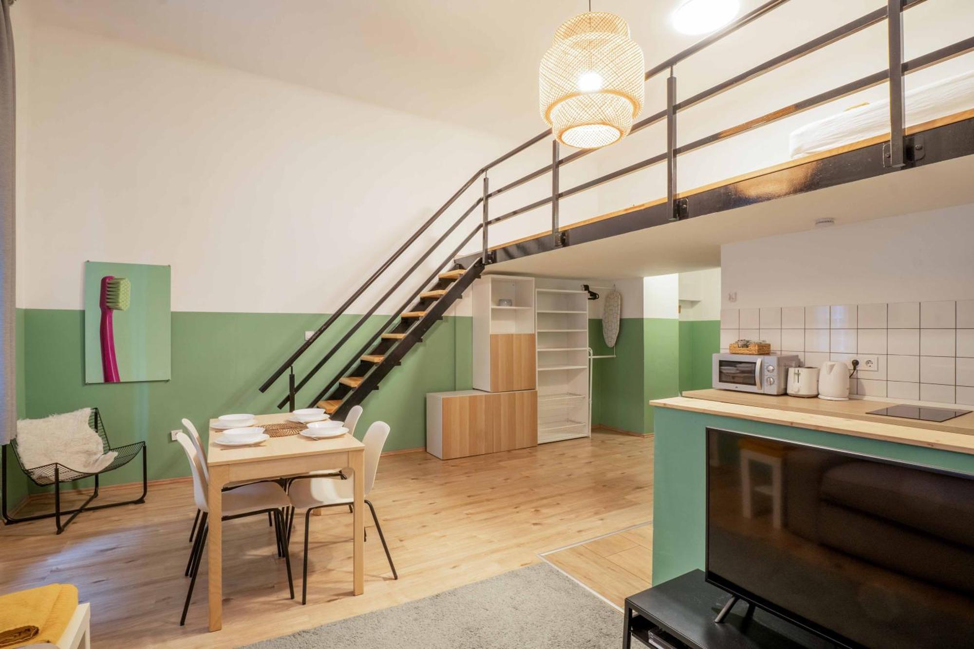 Cosy Studio In Terezvaros W41 Green Budapest Eksteriør billede